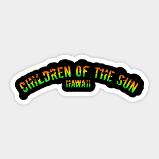 Hawaii t-shirt designs Sticker